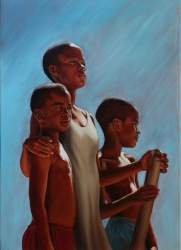 Africa - Jamaica ,  2009, oil on canvas, 855 x 600mm.  web