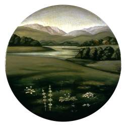 Alba Madonna Landscape ,  2004, oil on board.  web