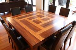 Dining table.  2011, recycled rimu.  web