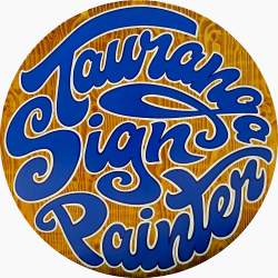 Lettering_Tauranga-Sign-Painter.--2019--enamel-on-board-900mm-diameter.---web