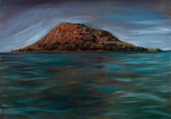 Mauao.  2008, oil on canvas, 652 x 852mm.  web