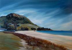 Mount Beach.  2008, oil on canvas, 600 x 850mm.  web